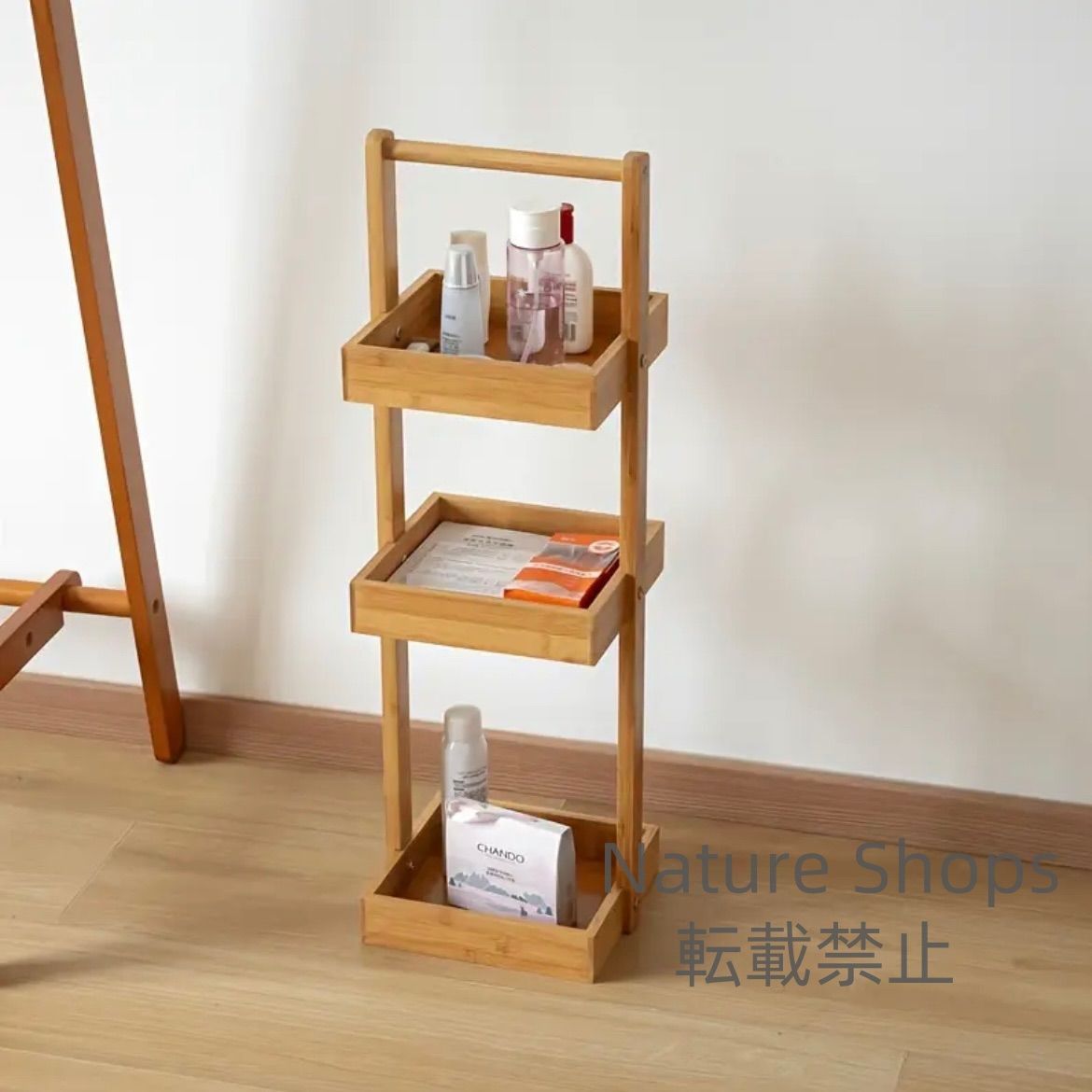 収納ラック マルチレイヤーシェルフ 整理整頓用シンプルデザイン モダンスタイル 本収納 小物収納 キッチン収納 ベッドルーム収納 リビングルーム収納 コンパクトシェルフ 実用収納アイテム ブラウン tjcp28