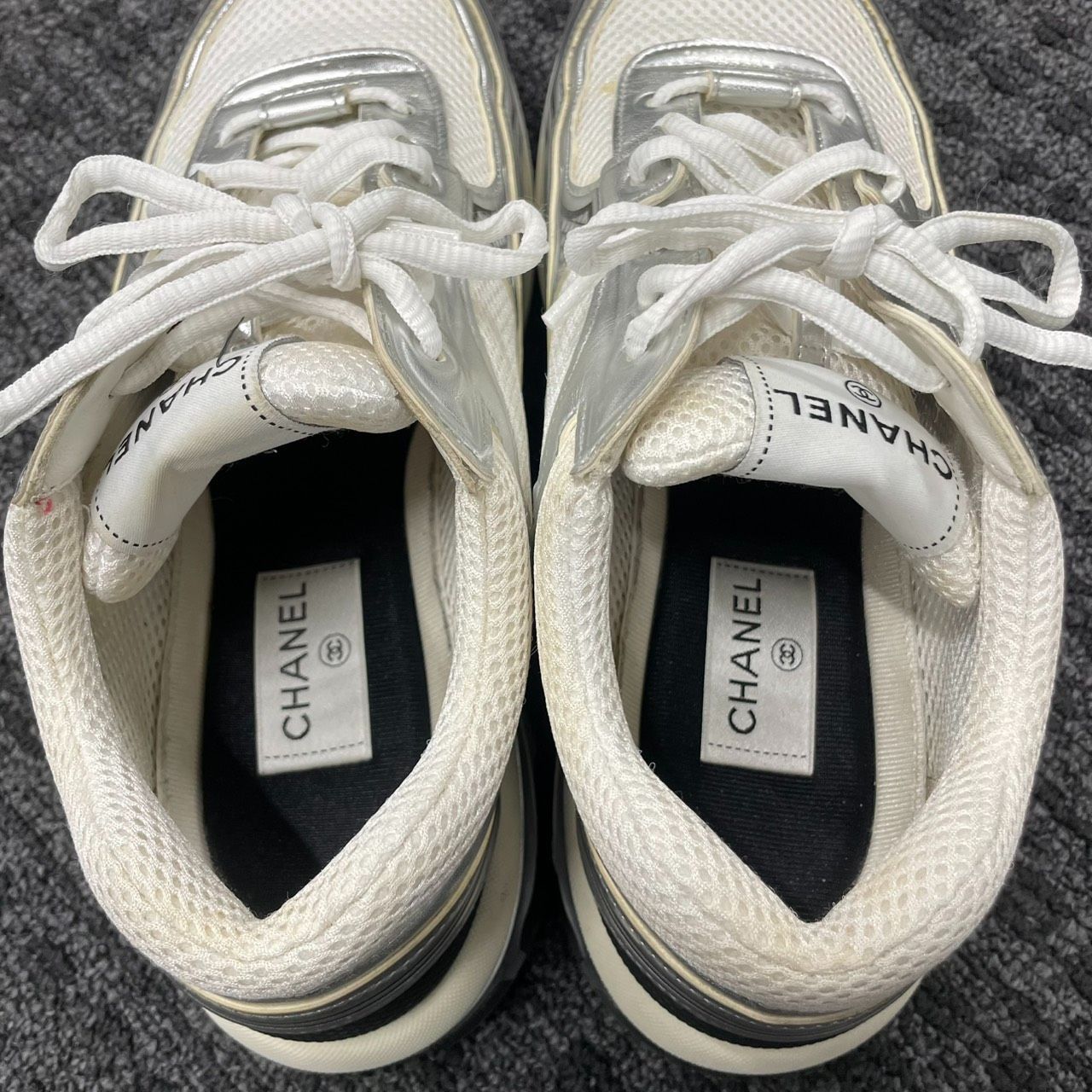 CHANEL】シャネル サイズ43 スニーカー W G39794 ＃43 白 G39792