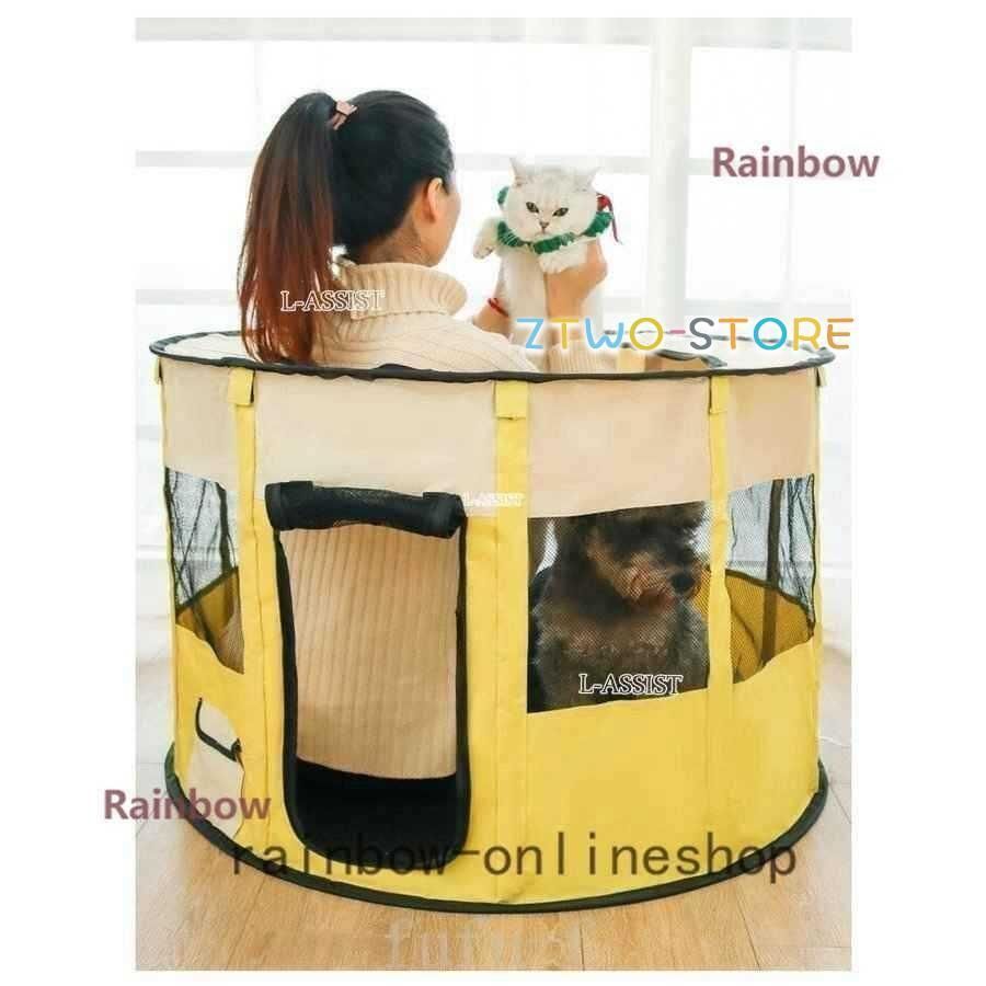 ペットサークル猫ケージ折りたたみ中型犬ペットゲージ猫用子猫避難折り畳みキャットハウス犬用おしゃれ室内屋根付き小屋軽量屋内野外