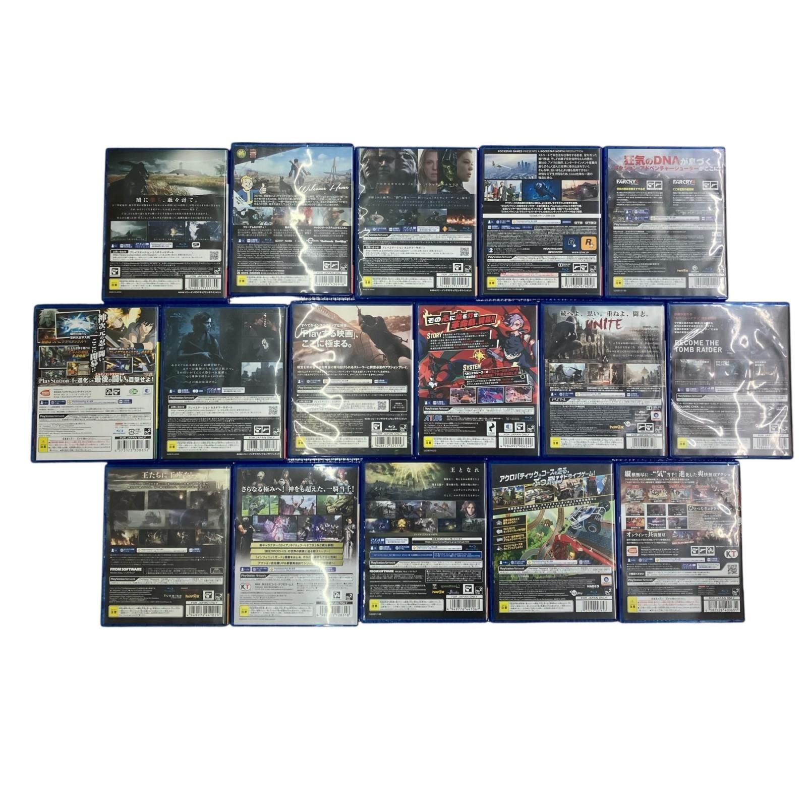 186000 動作未確認 PlayStation 4 ソフト 16点まとめ売り [1000025328928]