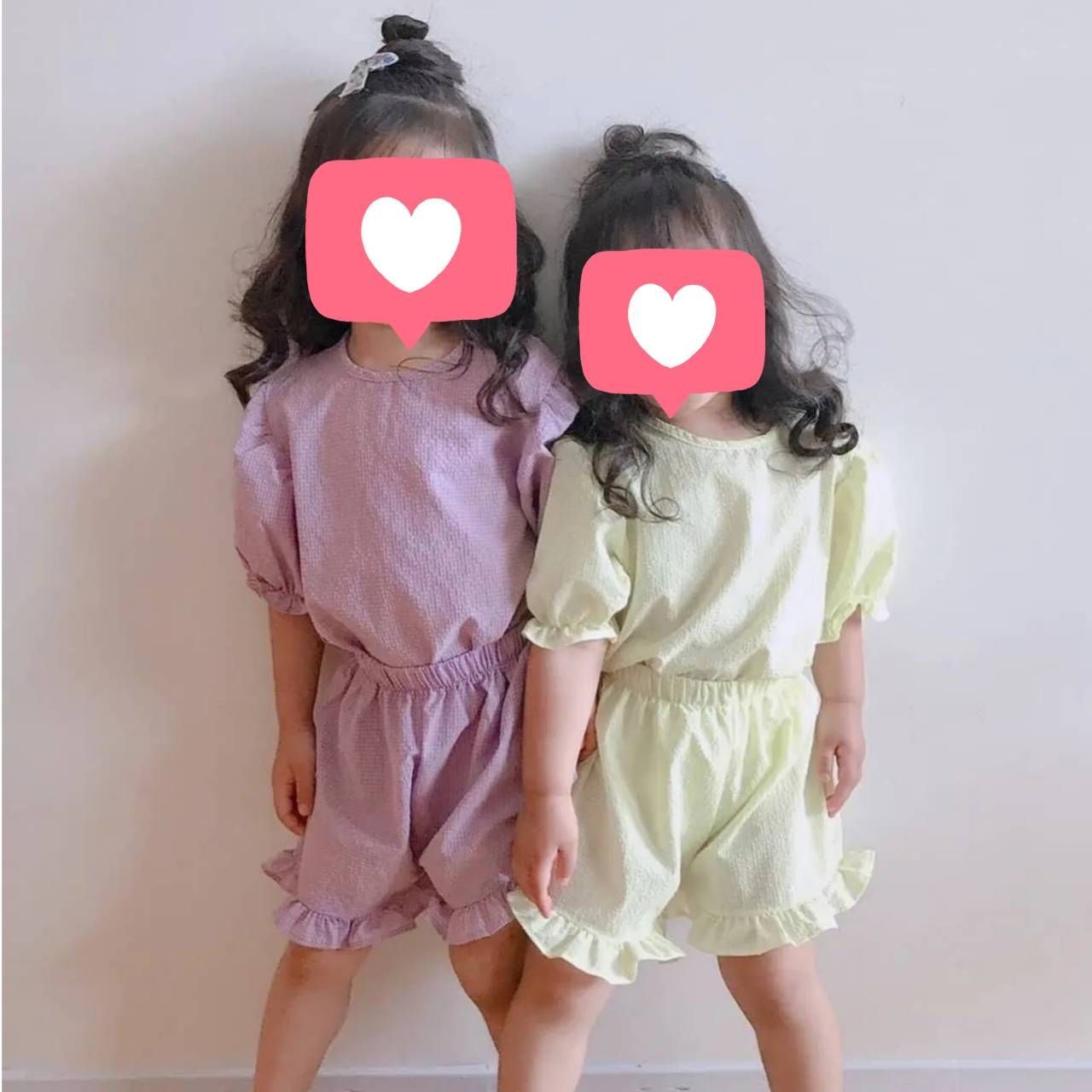 新品 | セール｜韓国子供服｜Frill set up｜soybean | はるここ