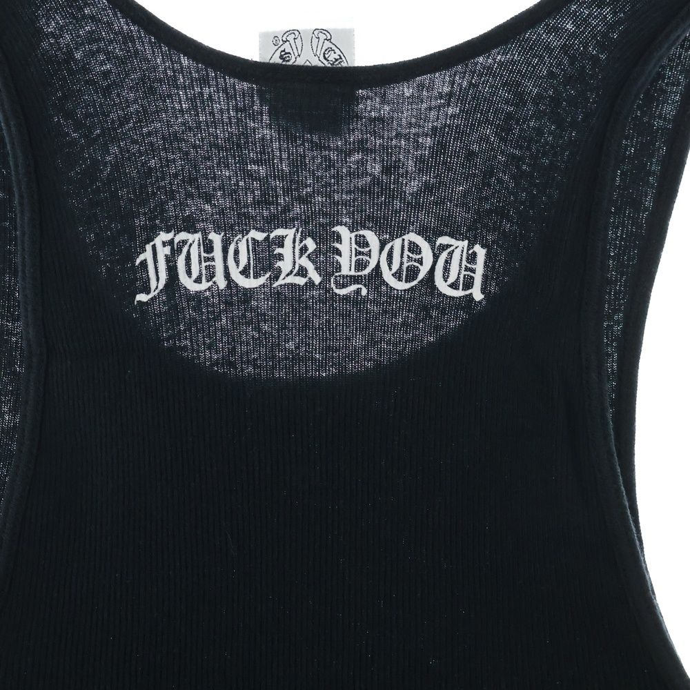 クロムハーツ　タンクトップ　希少ファックユープリント CHROME HEARTS (クロムハーツ) OLD FUCK YOU TANK TOP