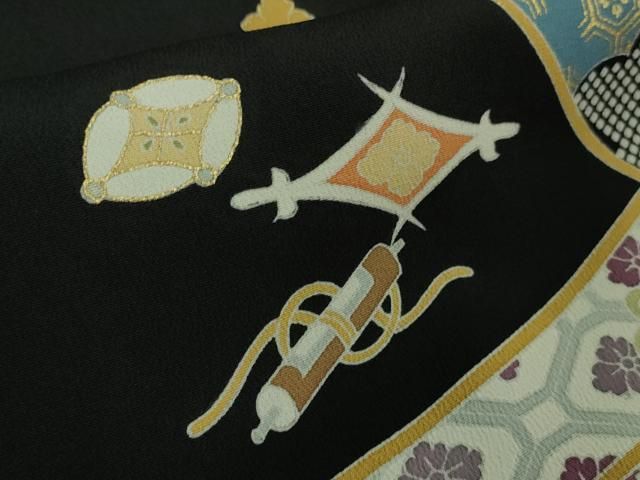 お仕立て上がり品　逸品　黒　古典柄 Amazon | 一富司 夏名古屋帯 黒 仕立て付き 百合 お茶会 絽