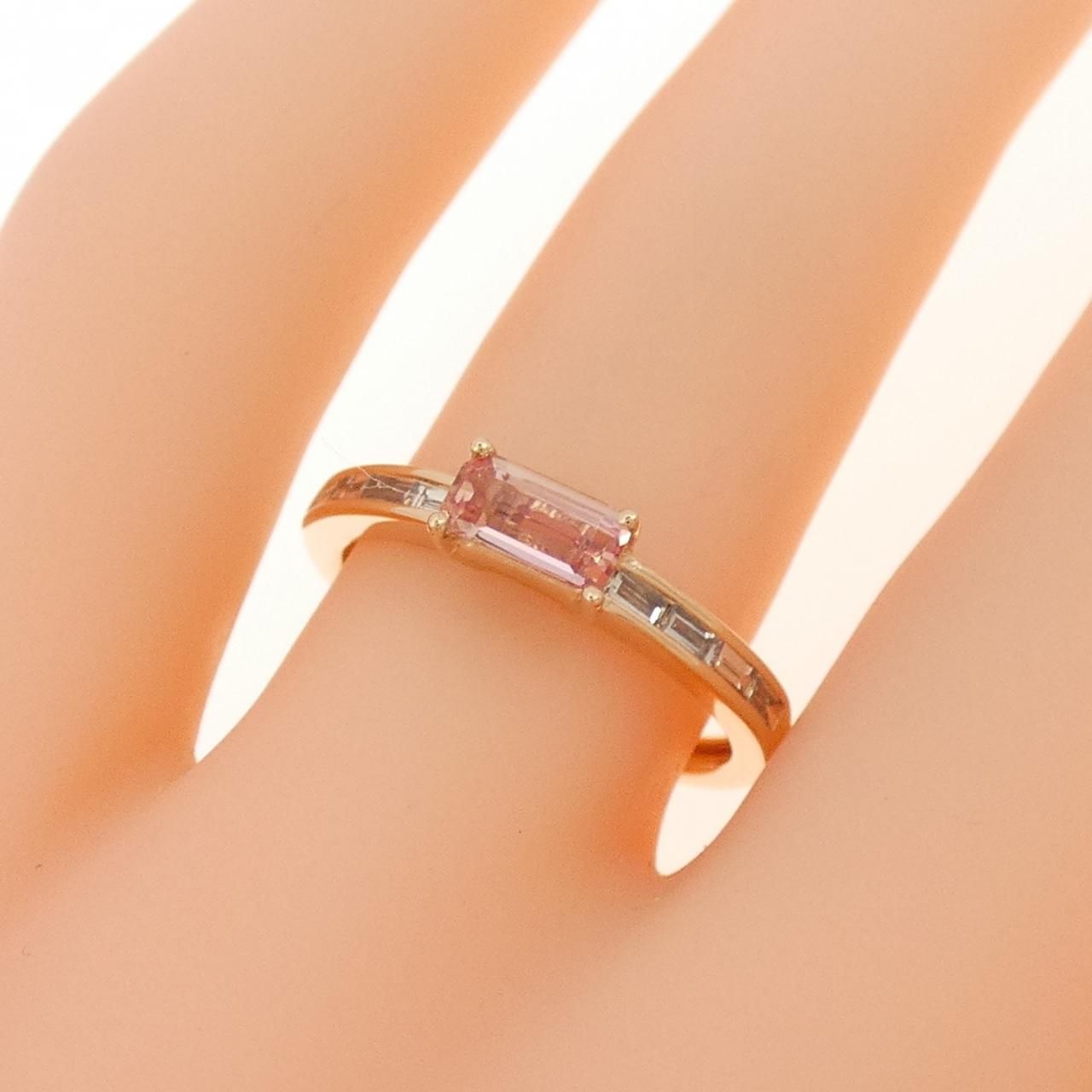 K18PG インペリアルトパーズ リング 0.35CT - メルカリ 