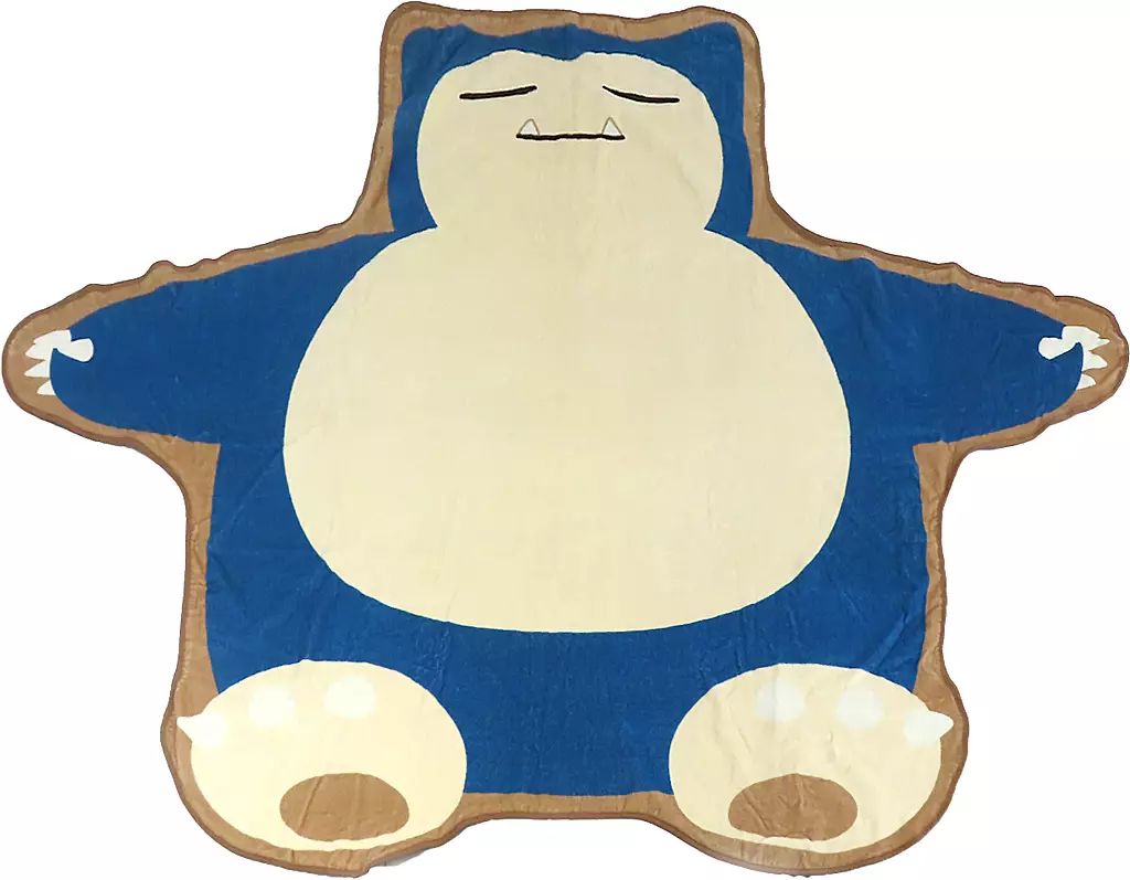 ポケモンスリープ　カビゴン　ダイカットごろ寝タオルケット【未開封 未使用】 ポケモンセンター限定 ポケモンスリープ カビゴン ダイカット