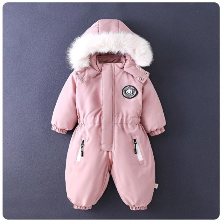 スノースーツウエアスキースノーボードキッズ雪遊び防水パンダ防寒