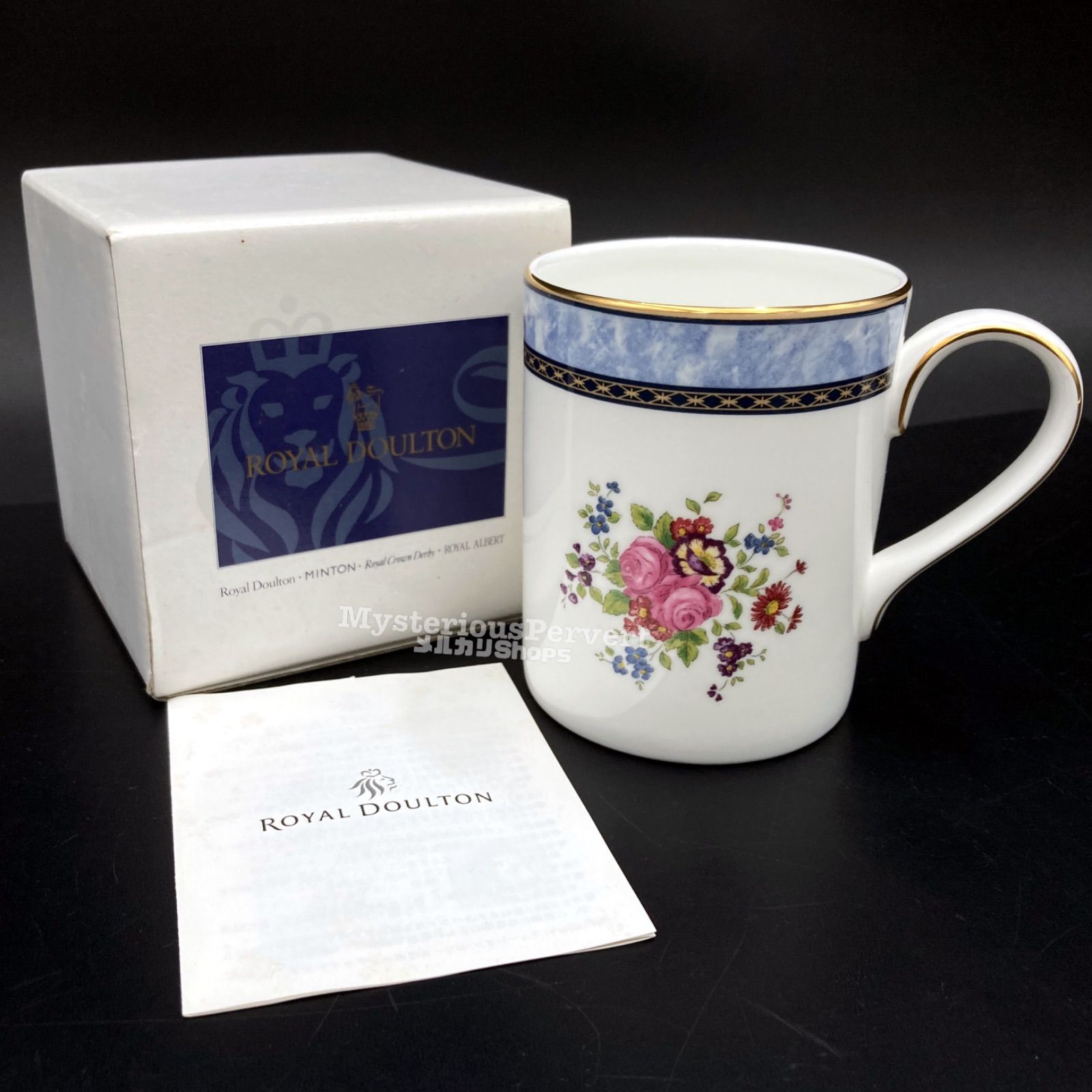 MZ578) Royal Doulton Centennial Rose マグカップ シール 箱付き 現状品 - メルカリ