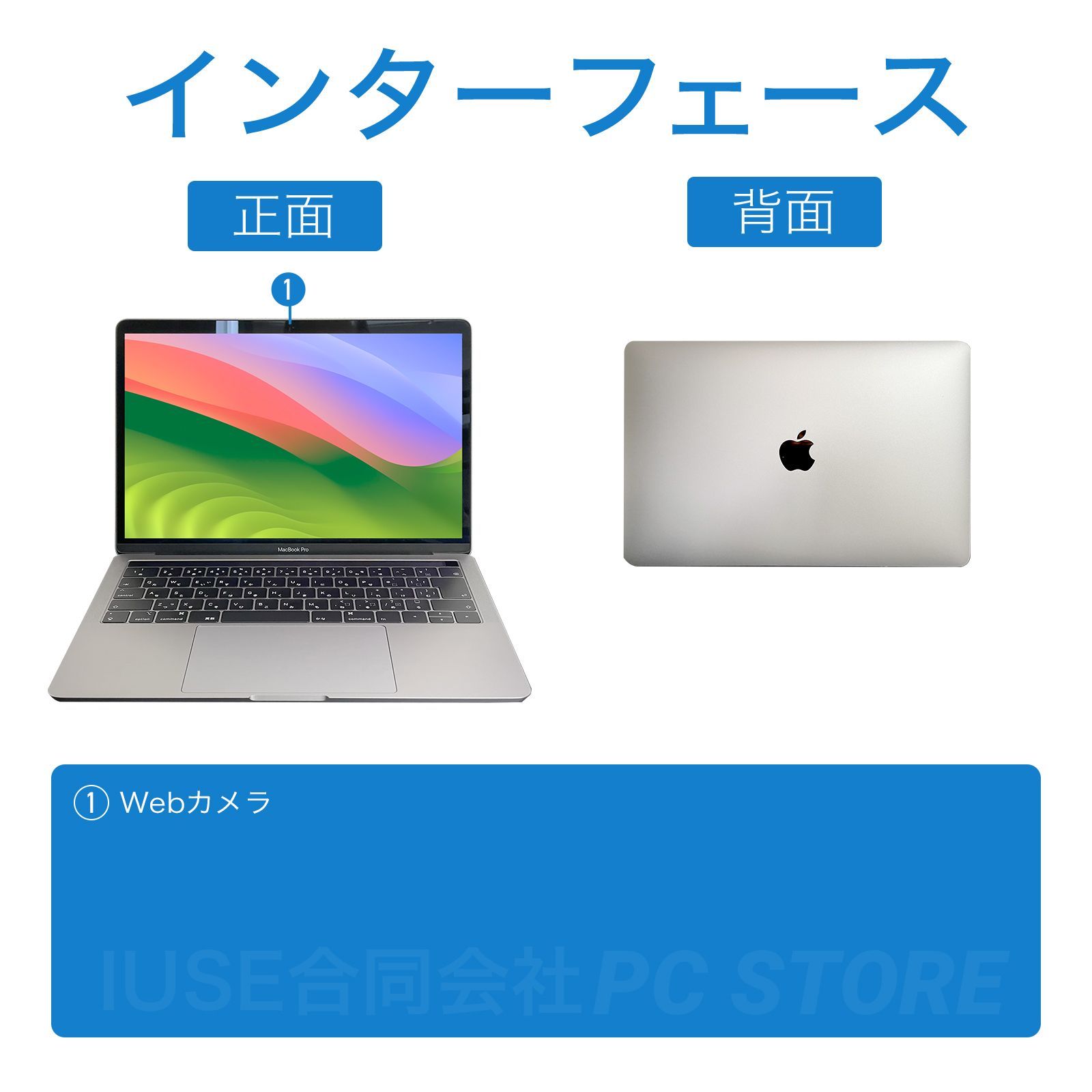 Apple MacBook Pro(13-inch, 2019, Four Thunderbolt 3 ports)スペース 