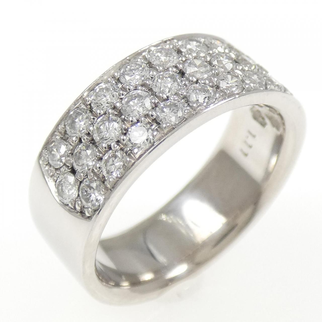 PT900 パヴェ ダイヤモンド リング 1.11CT