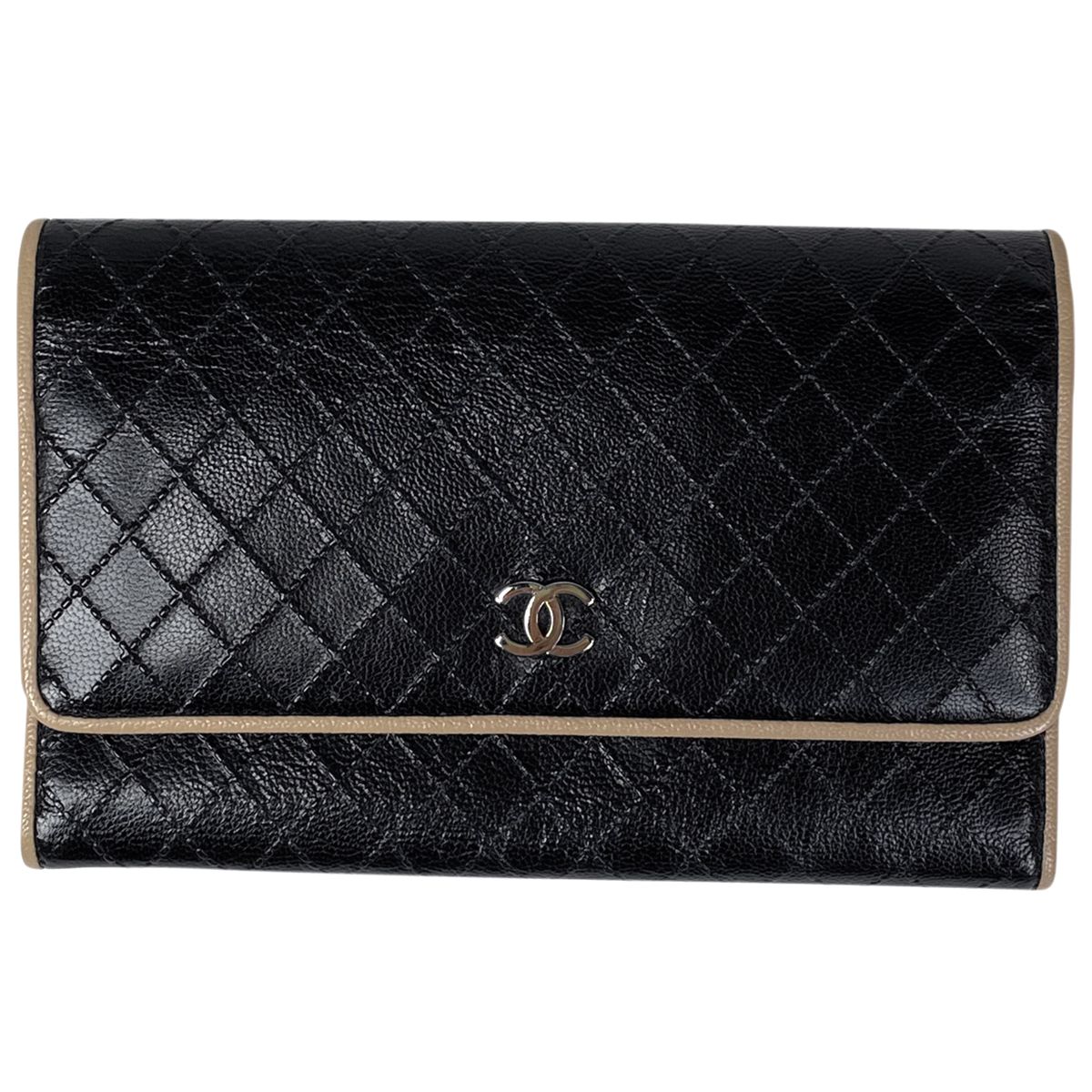 【美品】CHANEL シャネル ビコローレ ココマーク 二つ折り財布 ブラック 美品】CHANEL シャネル ビコローレ ココマーク Wホック 二つ折り財布