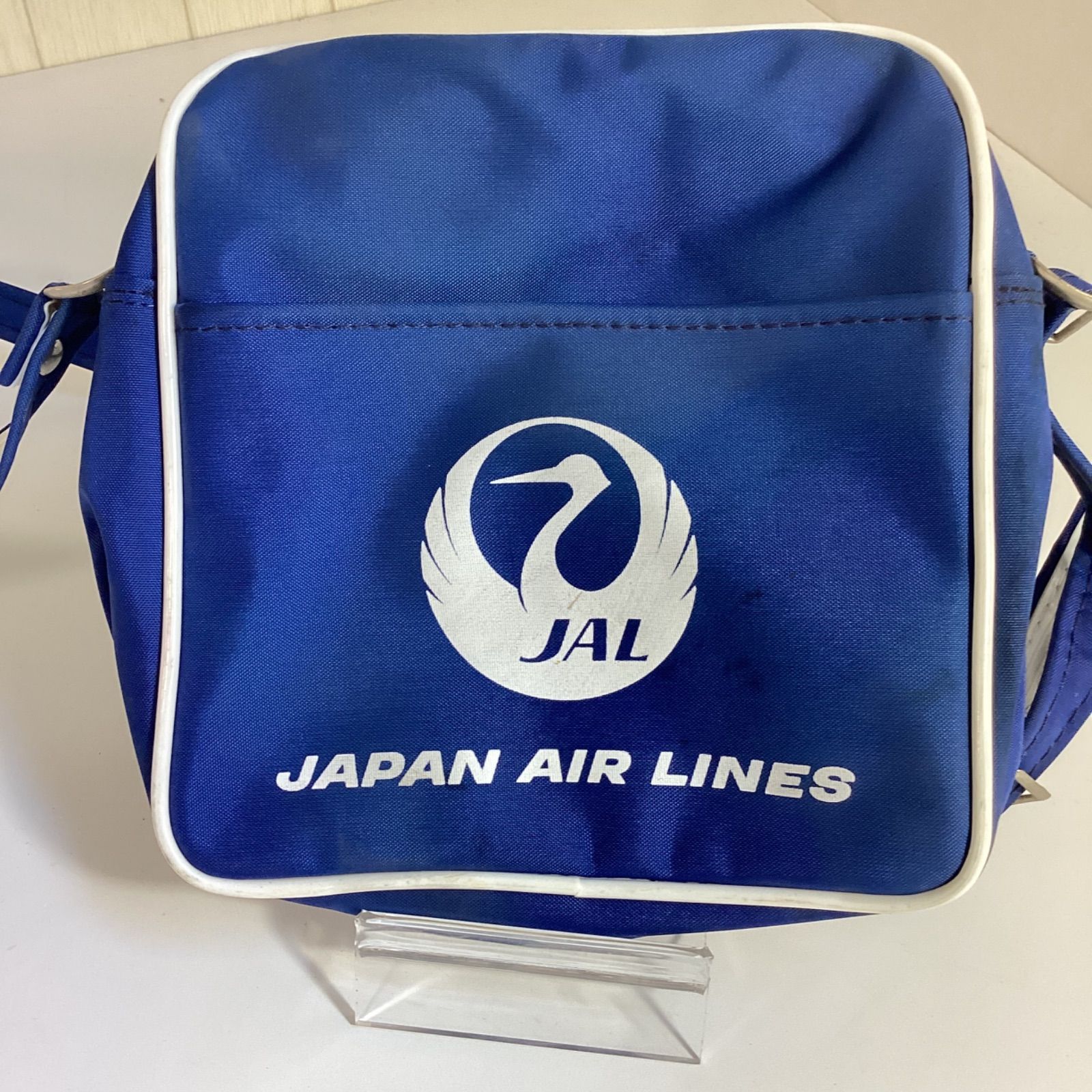 JAL鶴丸 ショルダーバッグ JAL(日本航空) - JAL 鶴丸 ショルダーバッグ 非売品の通販 by ず