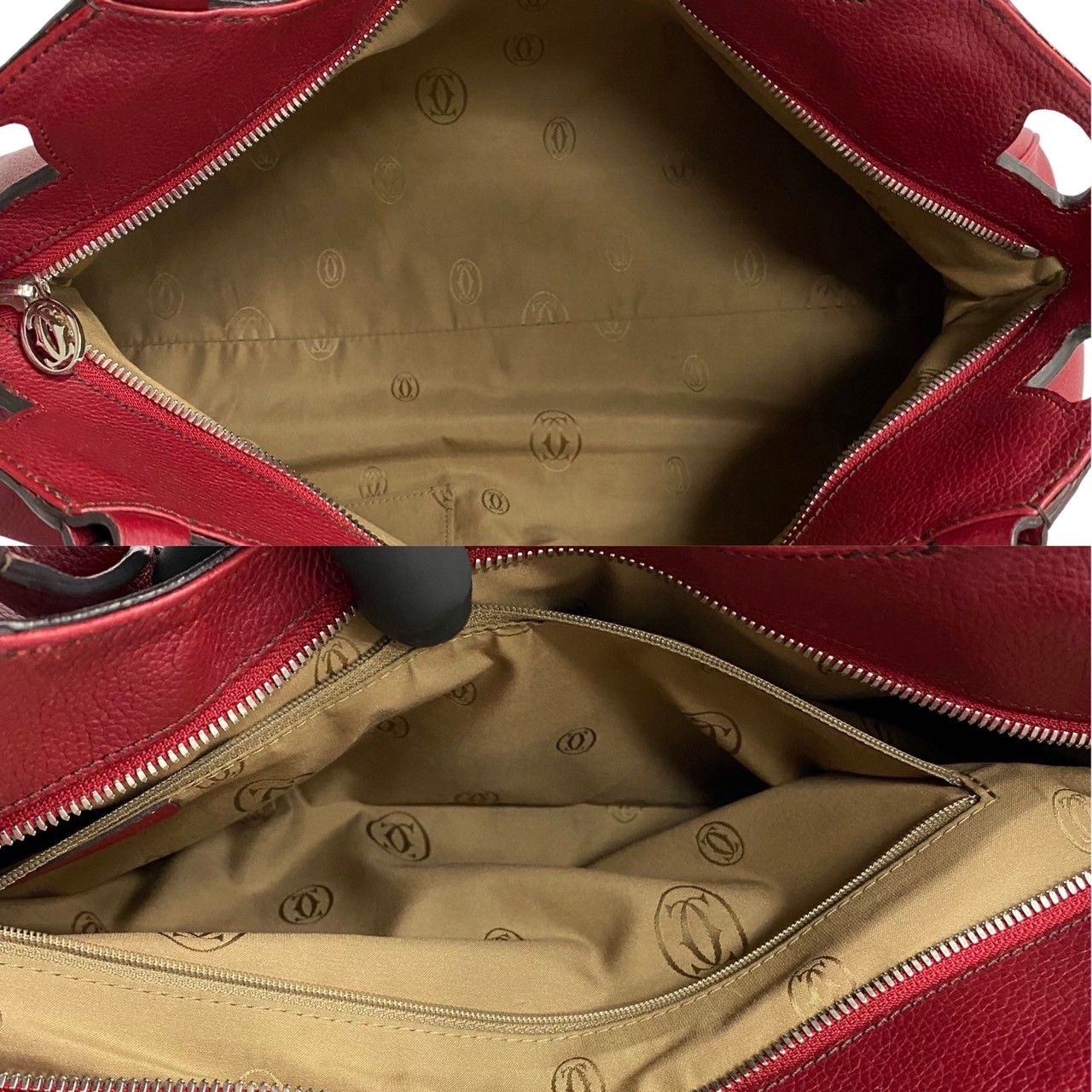 極 美品 保存袋付 CARTIER カルティエ マルチェロ マストライン ロゴ 