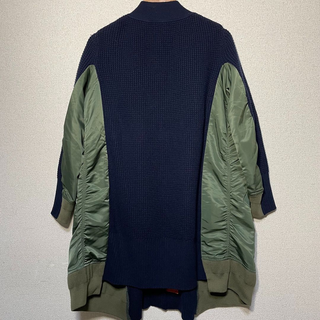 sacai サカイ MA1 ドッキング ロングカーディガン - メルカリ