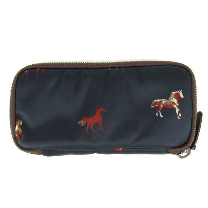 ラシット 長財布  WOODLANDER 馬柄 ラシット 長財布 WOODLANDER 馬柄 ナイロン/レザー ブランド ロング