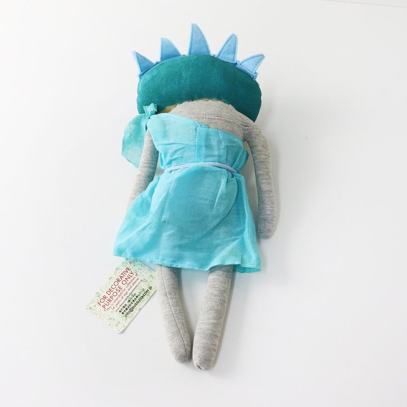 美品 タグ付き ボビーダズラー BOBBY DAZZLER 自由の女神 ぬいぐるみ 一点物/雑貨 ロンドン エコバッグ付【2400014059373】 美品 タグ付き ボビーダズラー BOBBY DAZZLER 自由の女神