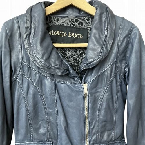 ジョルジオブラット GIORGIO BRATO レザー ライダース