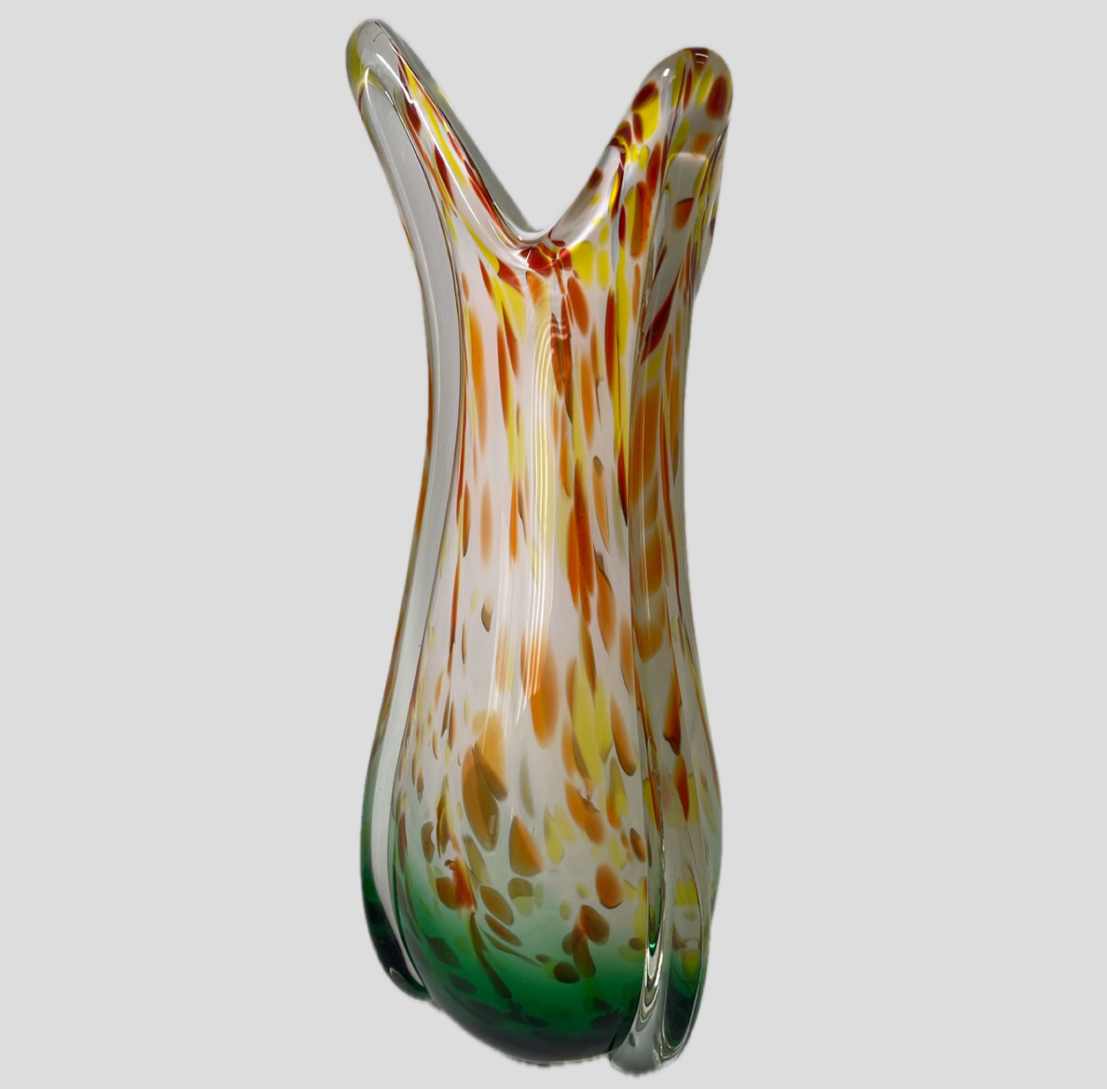 KAMEI GLASS OSAKA カメイグラス 花瓶 昭和レトロ - メルカリ