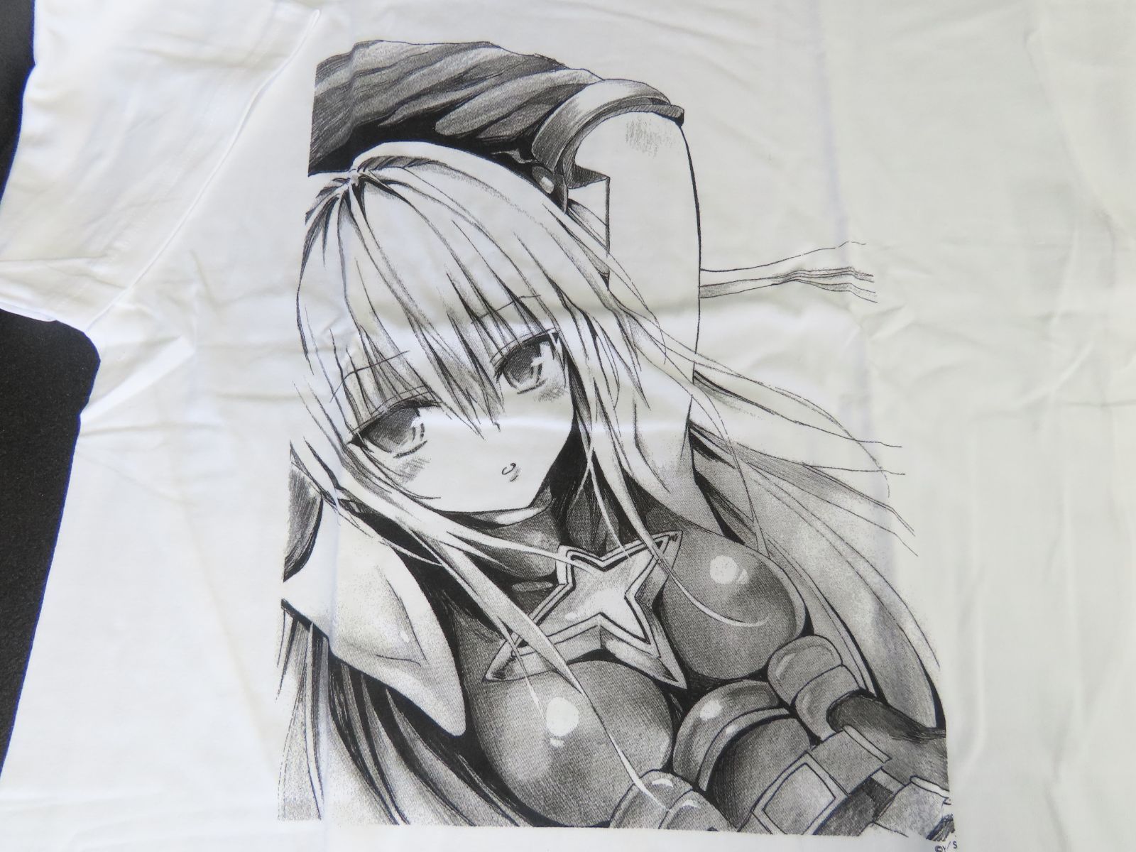 toloveる原画展　Tシャツ XL 金色のヤミ 衣類 金色ノ闇(原画展告知ver.) ビッグTシャツ ホワイト XL
