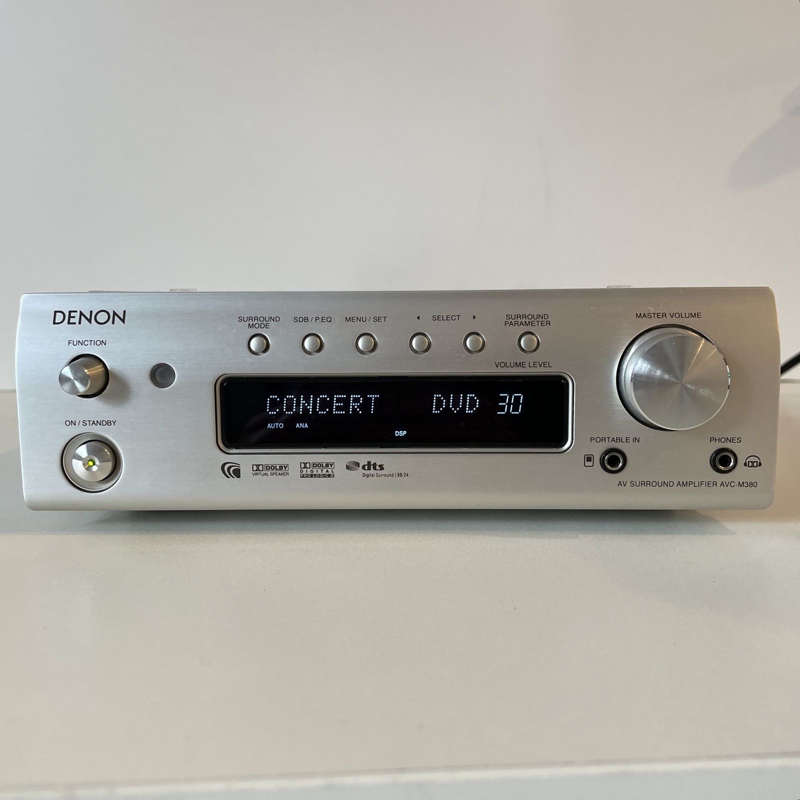 【動作品】DENON AVC-M380 AVアンプ　美品　デノン デノン、2007年発売の「AVC-3808」を最新モデル相当に