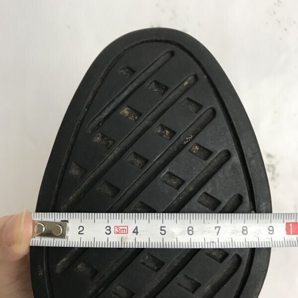 23.0-24.0程度|赤×ベージュ レースアップ|Leather|Boots|shoes◆TWB91-33