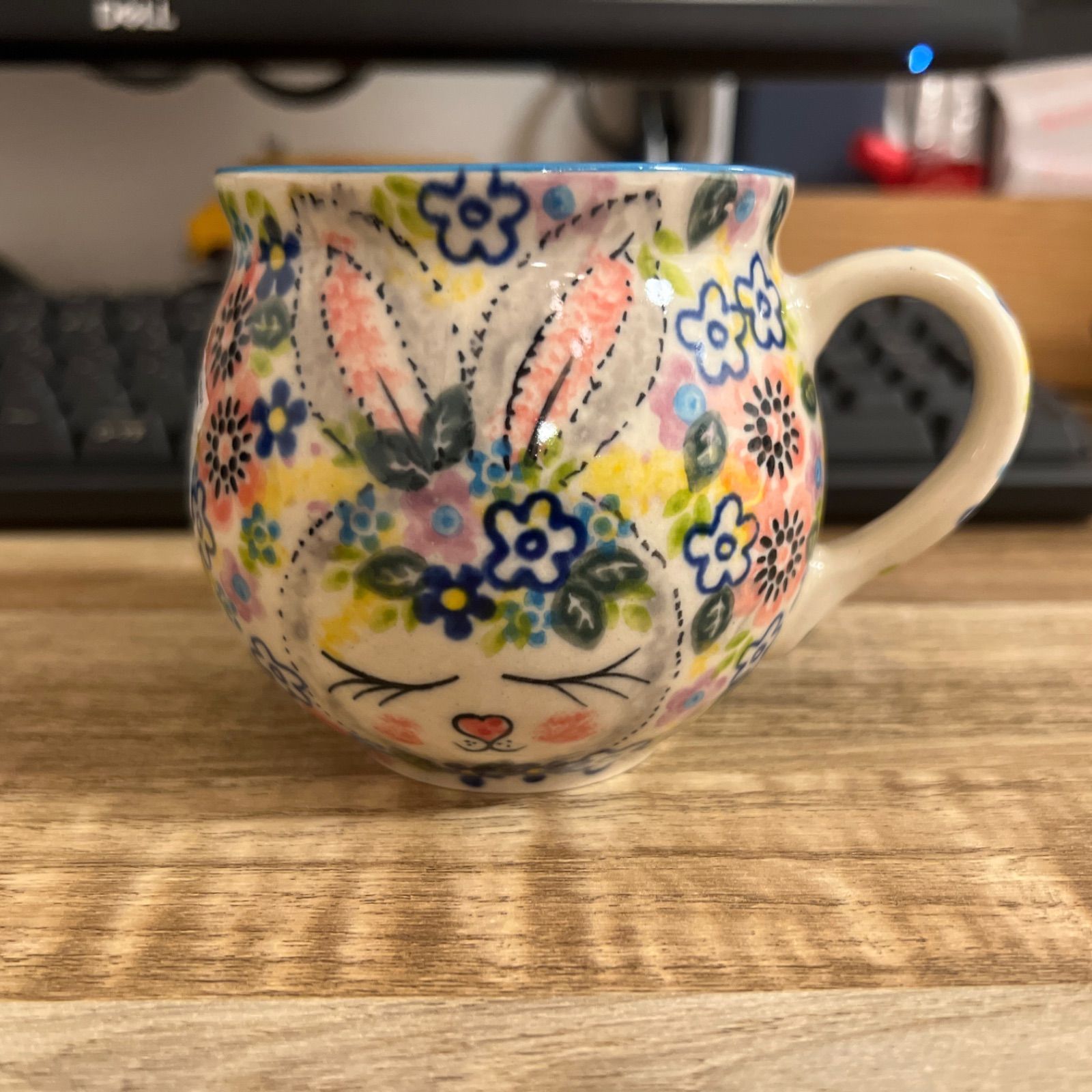 ポーリッシュポタリー いちごとハートのマグカップ プレート A 専用商品☆ポーリッシュポタリー ハートプレートとマグカップ☆ ポー