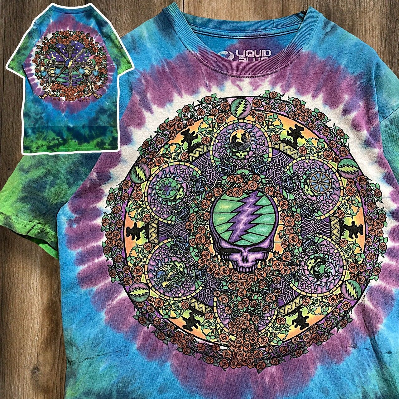 BJUK バンド Tシャツ ビンテージ 古着 - グレイトフルデッド GRATEFUL DEAD ダンシングベア Mサイズ 2503 18000 p10