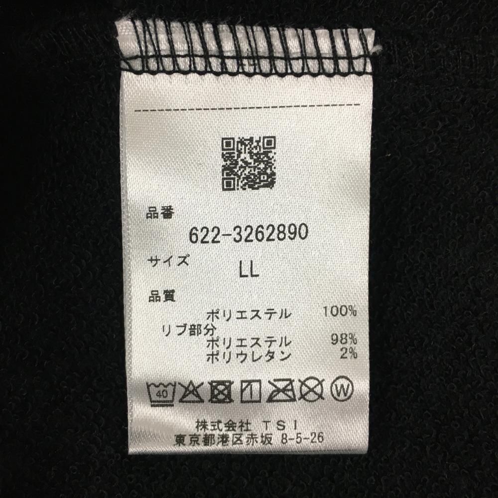 PING - 【超美品】ピン パーカー 黒×ゴールド 胸ロゴ 腹部ポケット レディース LL ゴルフウェア 2023年モデル PING 超美品】ピン パーカー 黒×ゴールド 胸ロゴ 腹部ポケット