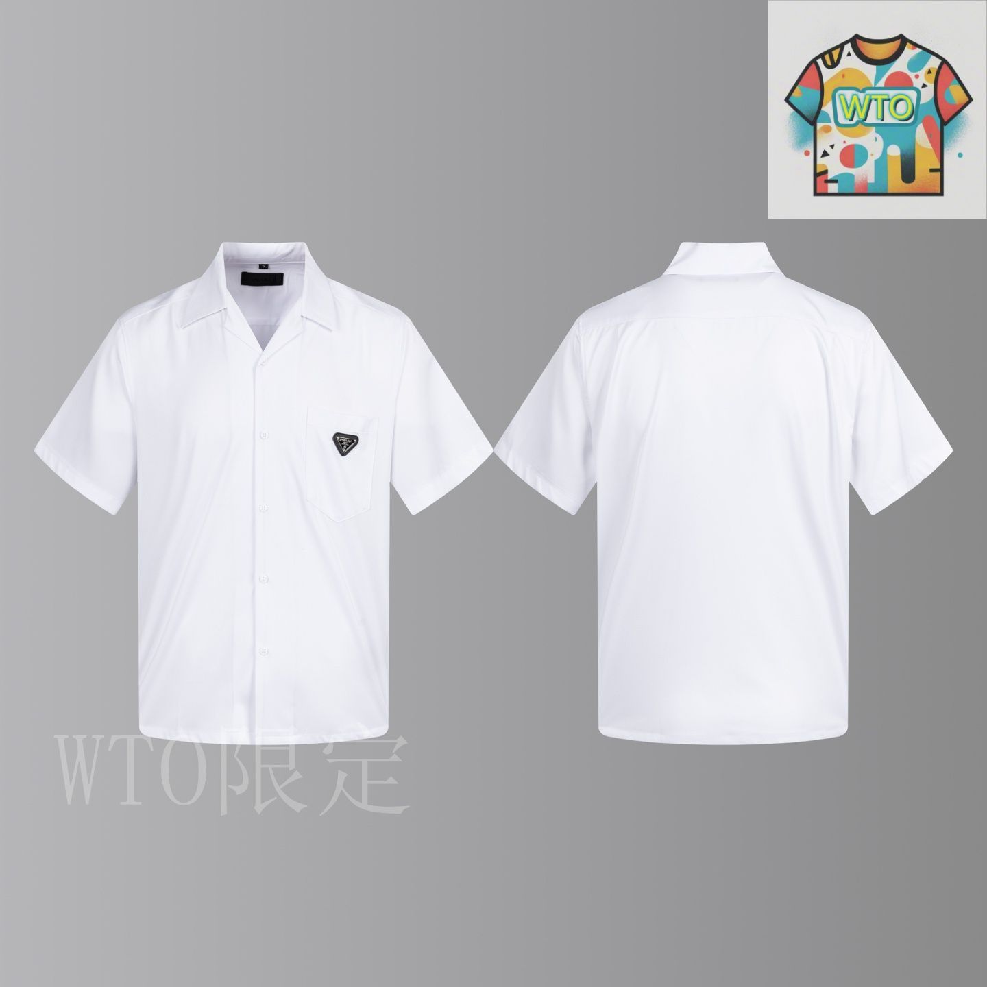 PRADA Tシャツ カットソー 半袖 トライアングルモチーフ PRADA プラダ 2021SS トライアングルロゴTシャツ 三角マーク