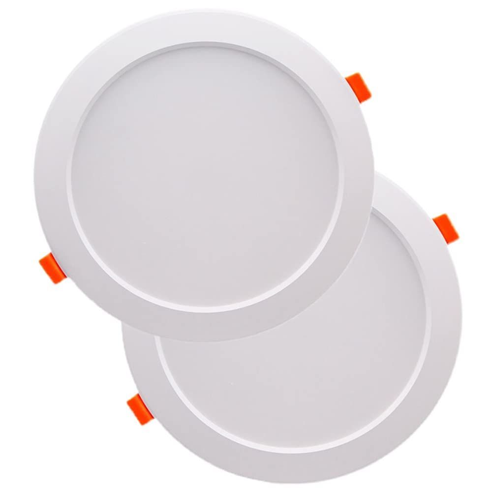 昼白色_9W ダウンライト 100φ 9W 昼白色 LED 埋め込 天井ライト交換 超薄型 LEDシーリングライト 屋内照明 埋め込み式 AC100-240V 電源外付け 工事必要 照射角120度 天井パネルランプ穴径 100-120 非調