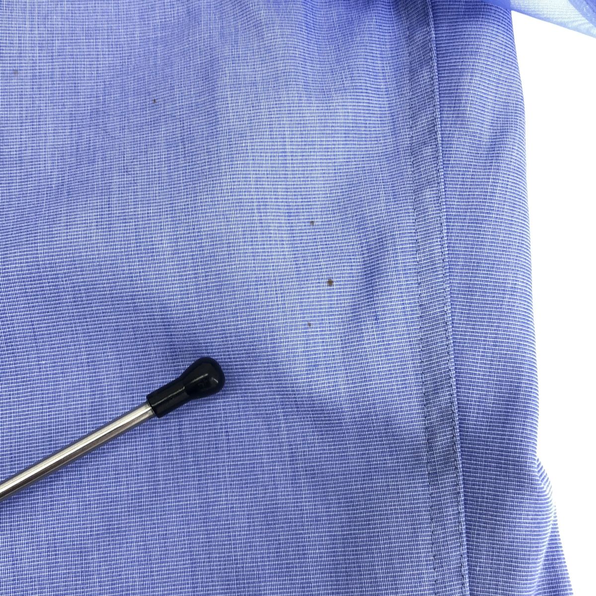HYKE / ハイク | 2021SS | GROSGRAIN SHIRT シアースリーブ バンドカラー コットン シャツ | 1 | ブルー | レディース HYKE / ハイク | 2021SS | GROSGRAIN SHIRT シアースリーブ