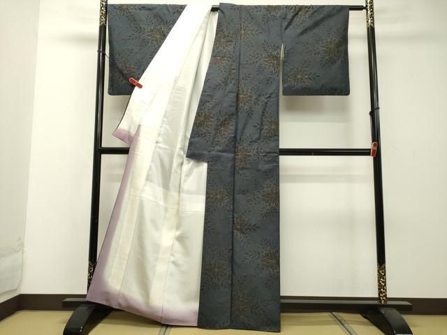 草花文 正絹