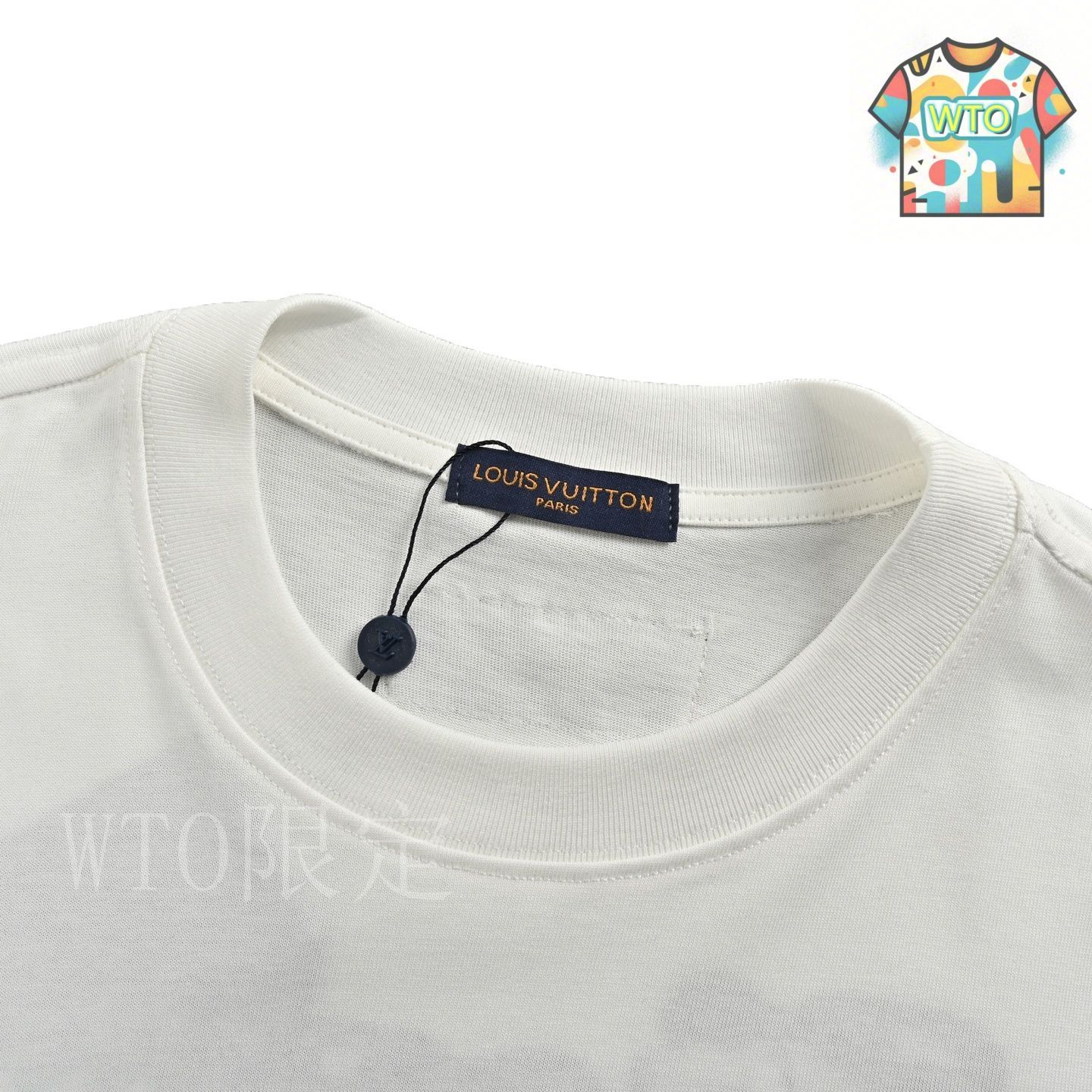 【25SS 使い勝手◎ /水色】Louis Vuitton ロゴ刺繍 スェット 25SS 使い勝手◎ /水色】Louis Vuitton ロゴ刺繍 スェット