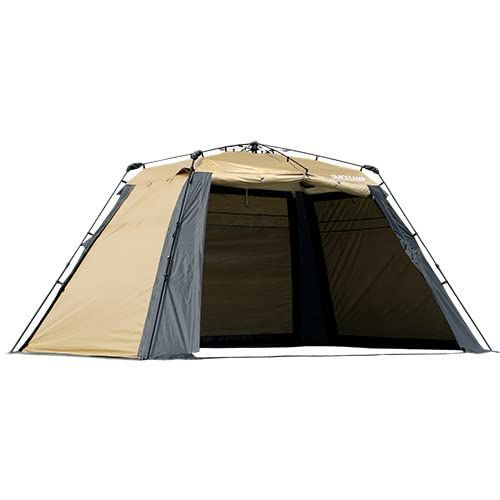 クイックキャンプ] ワイドスクリーンタープ ワンタッチ 4m×2.8m