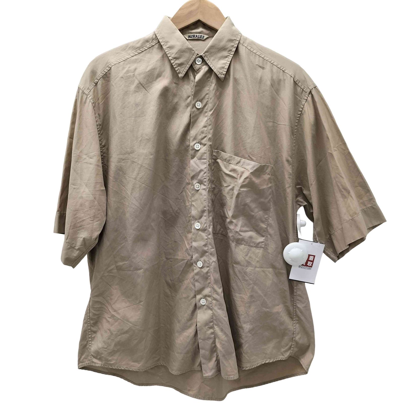 AURALEE ハーフスリーブシャツ AURALEE オーラリー A00S02TN ビッグ