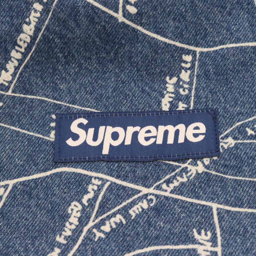 Supreme Gonz Map Denim Tote トートバッグ デニム Supreme Gonz Map デニム トートバッグ 通販 - FARFETCH