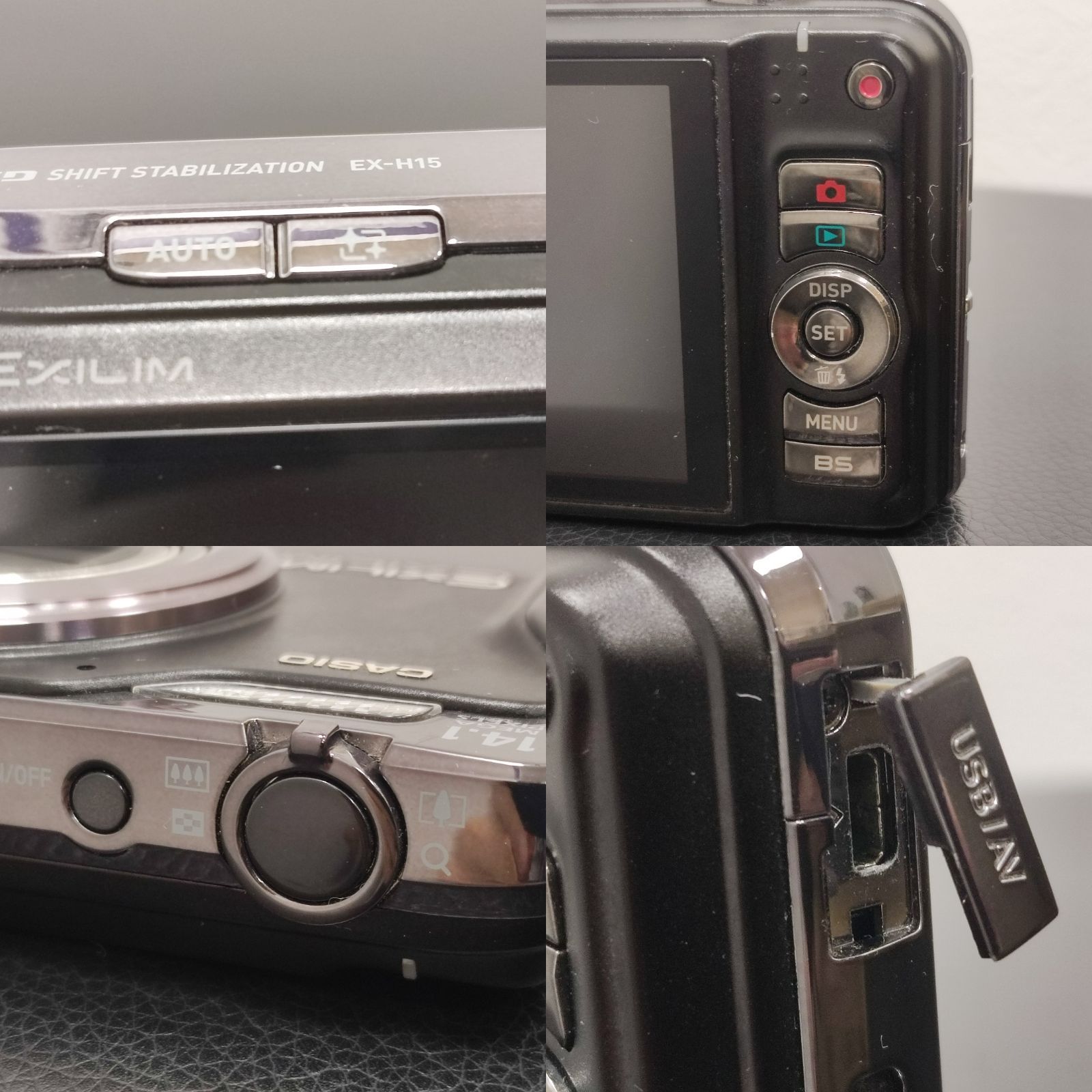 CASIO EXILIM EX-H15 ブラック 動作未確認 バッテリー付 カシオ