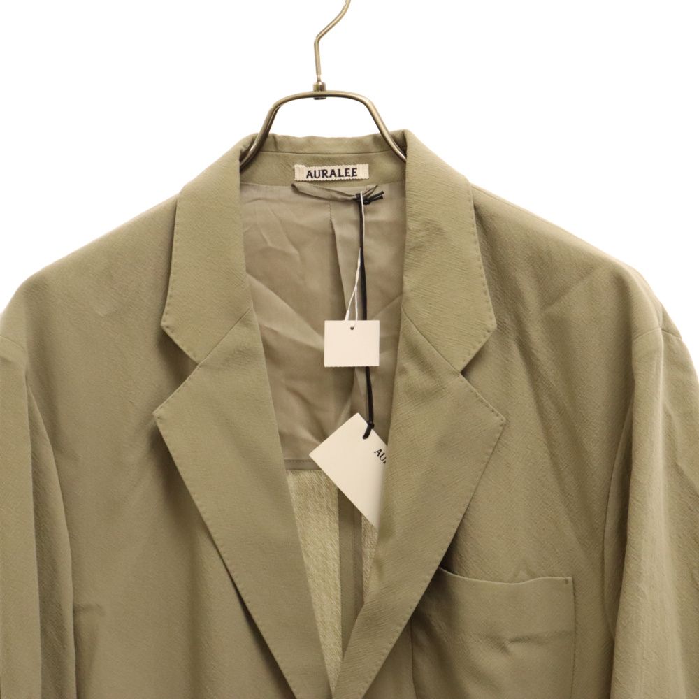 AURALEE (オーラリー) 23SS WOOL VIYELLA JACKET ウール