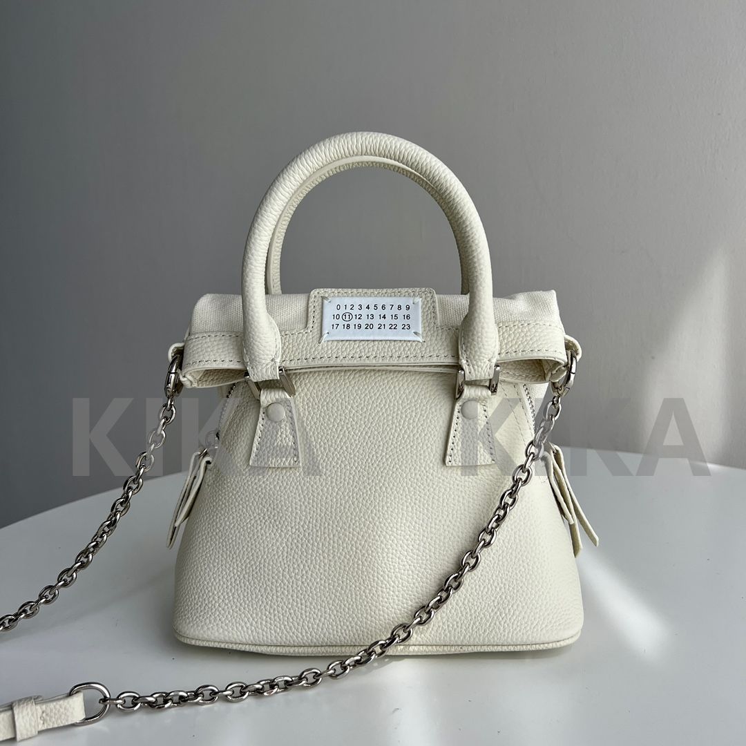 美品【限定シリーズ】Maison 酸っぱ Margielaレザークラッチバッグ