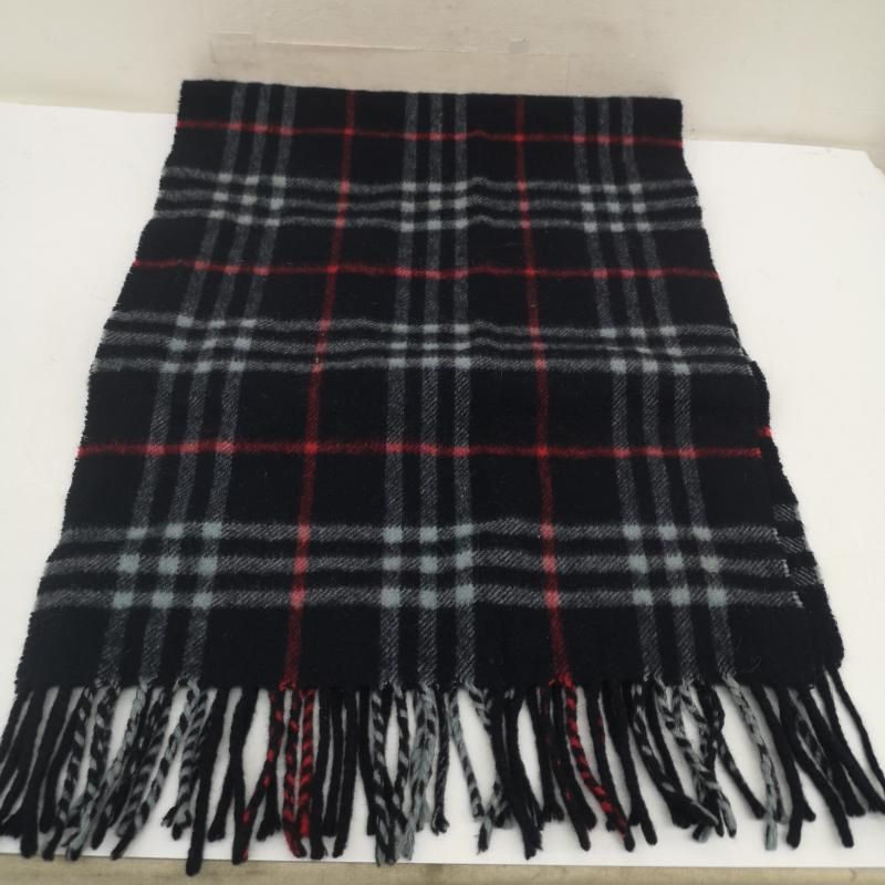 BURBERRY　カシミヤ100% ノバチェックマフラー(イングランド製) バーバリーロンドン ノバチェック柄マフラー カシミヤ100