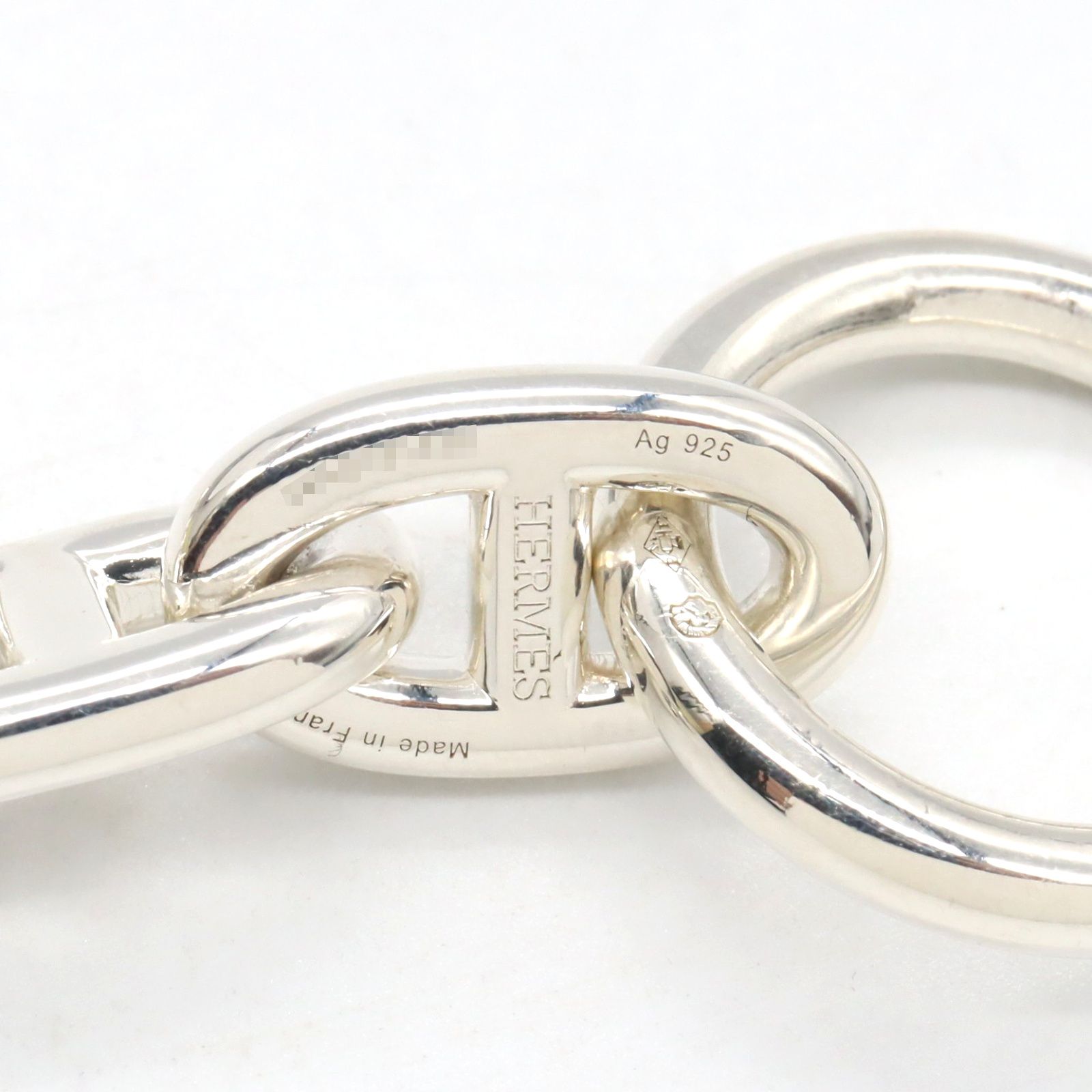 HERMES エルメス シェーヌダンクル シルバーブレスレット 18コマ HERMES エルメス ブレスレット シェーヌダンクルMM 18コマ Ag925
