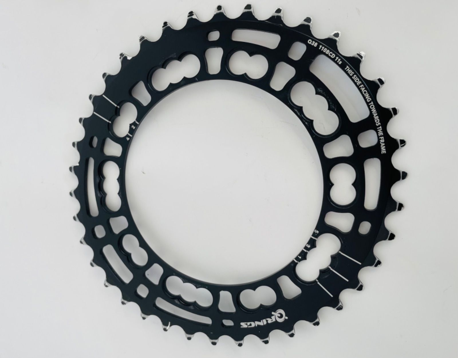 ROTOR ローター Q-RINGS 53-38T 楕円チェーンリング 11s - メルカリ