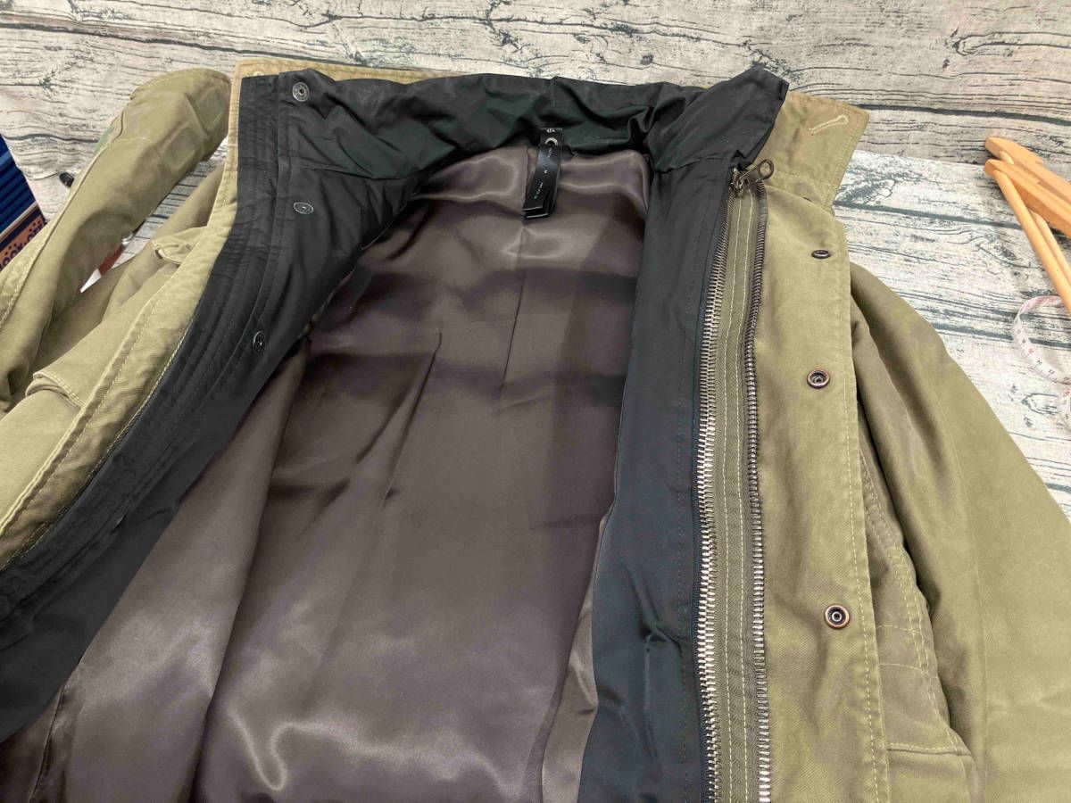 wjk ダブルジェイケー ダウンジャケット ダウンライナー付 カーキ M