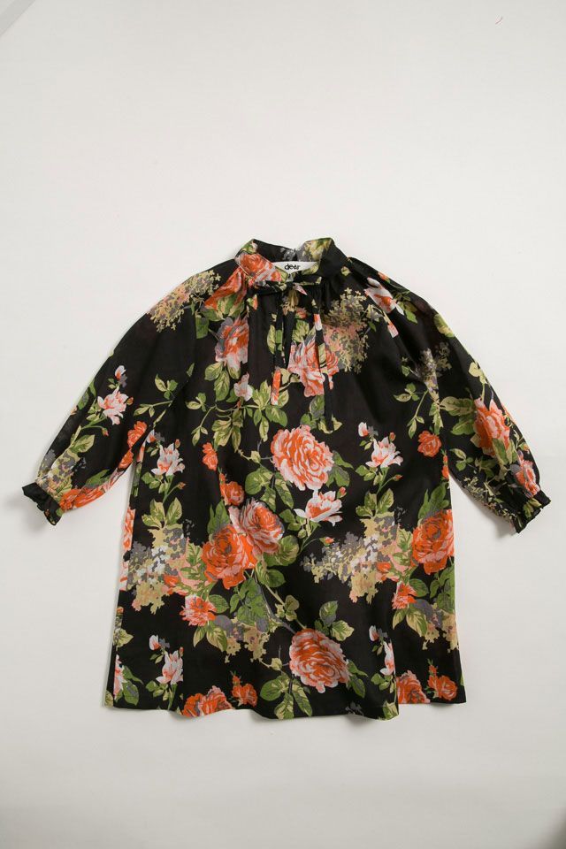 dear muu muu/ROSE DRESS ドレスワンピース　新品子供服110 キッズ 女の子