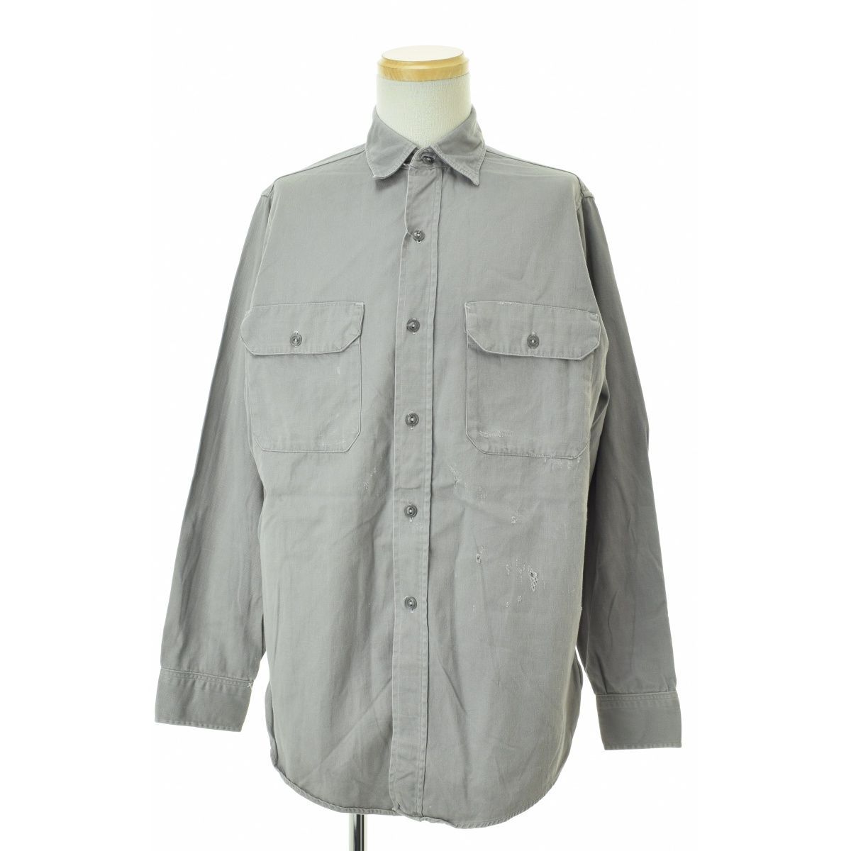 SEARS】50s ARMY TWILL マチ付コットンツイル ワーク長袖シャツ - メルカリ