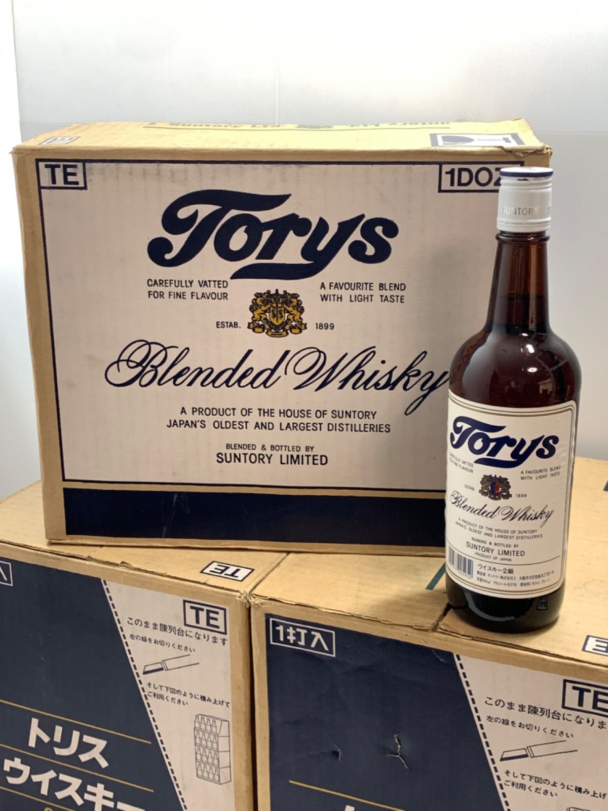 SUNTORY サントリー ウイスキー Torys トリス 国産 ウイスキー 2級 ブレンデッドウィスキーBLENDED WHISKY 640ml 37%  1899 オールドラベル - メルカリ