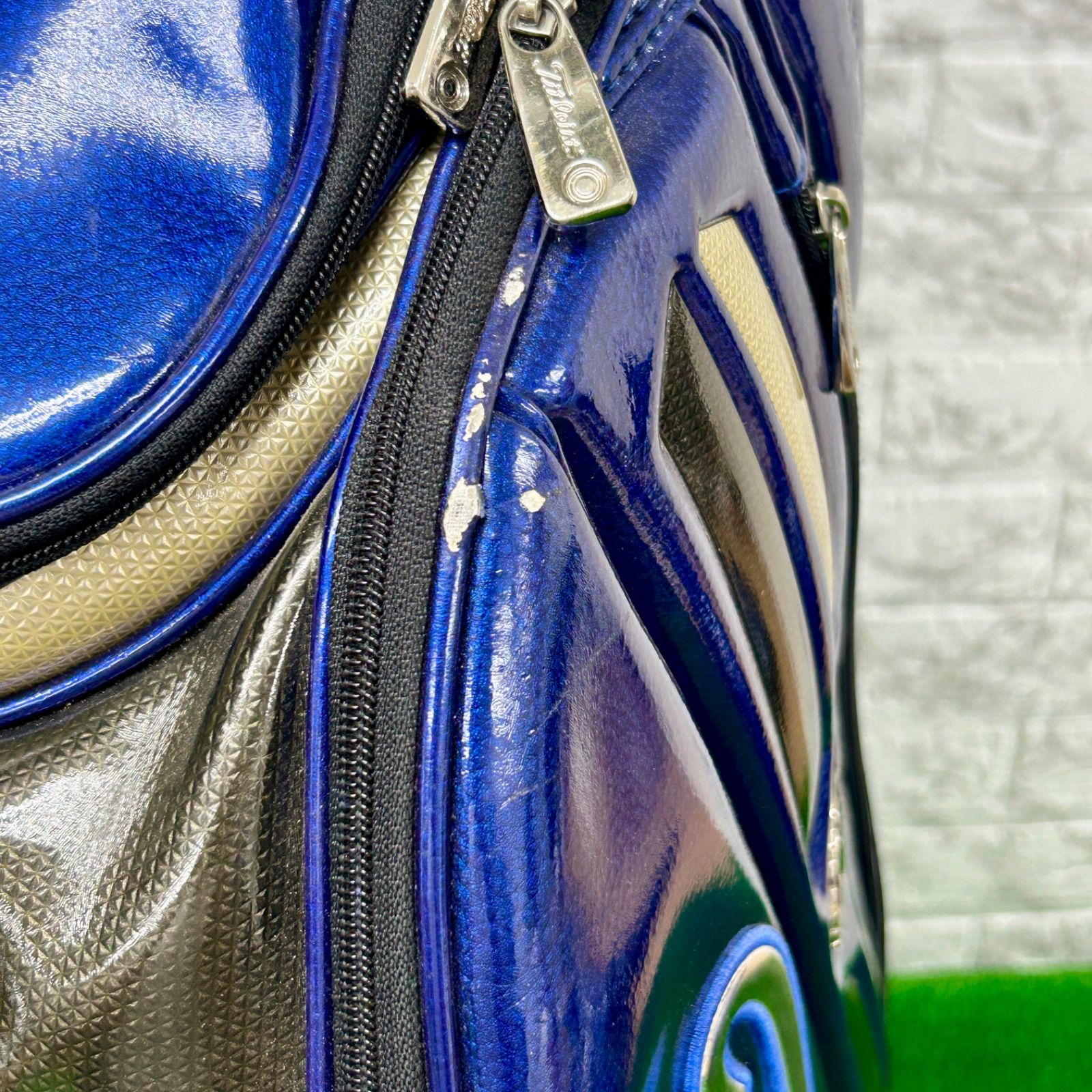 Titleist タイトリスト 9.5型☆中古☆3点式 エナメル アスリート