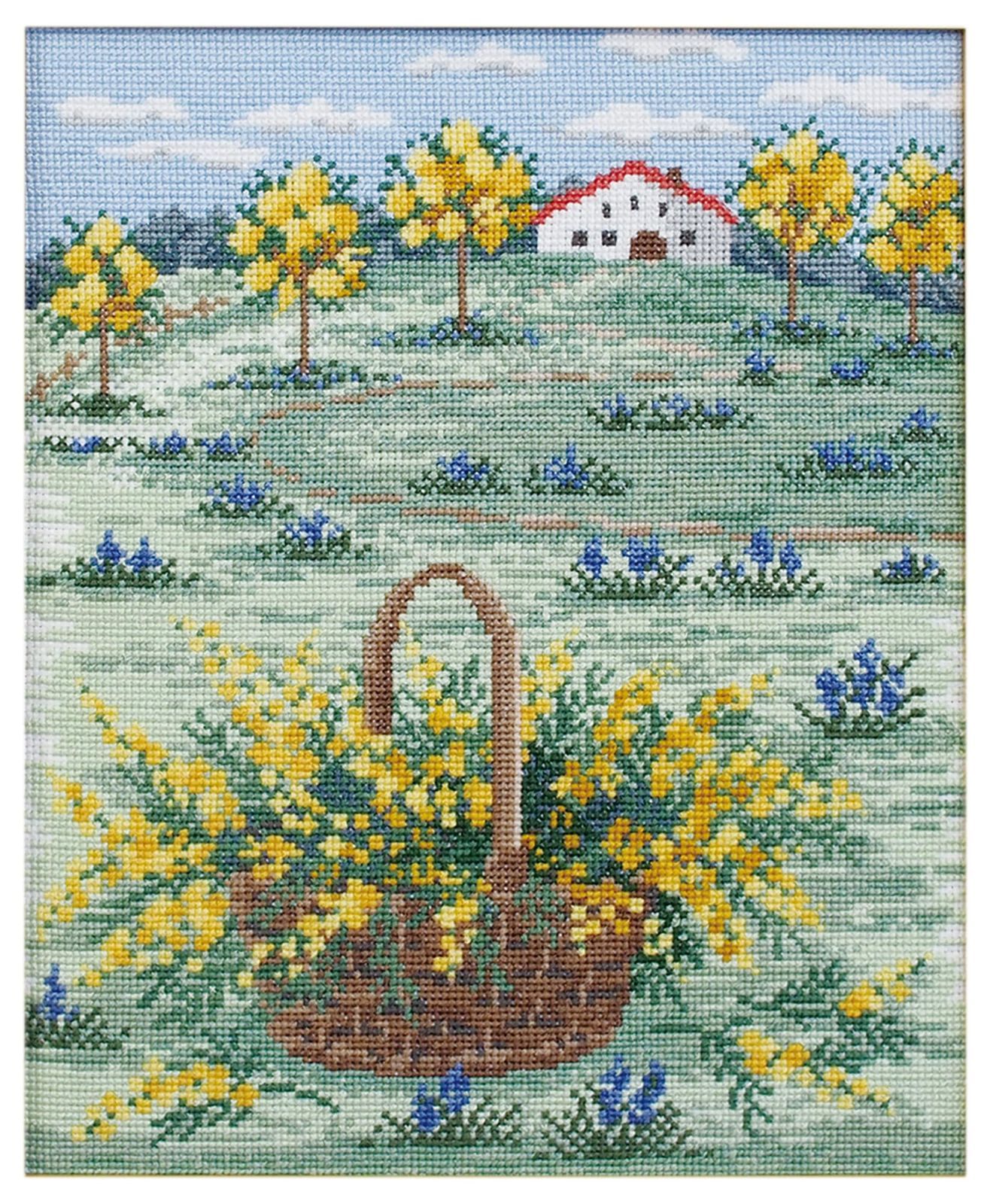 オリムパス製絲(Olympus Thread) オリムパス 刺しゅうキット クロスステッチ オノエ・メグミ ヨーロッパの風景 ~四季を巡る旅~ 「  ミモザ色のフランス早春の丘 」 7576 ※額(フレーム)W-41は別売りです。 - メルカリ