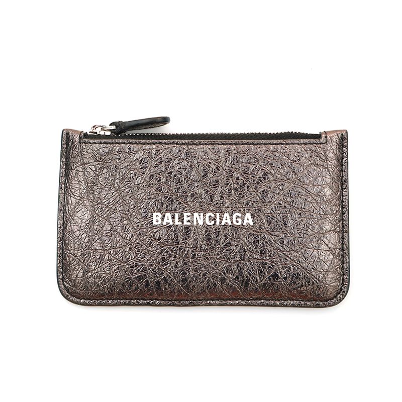 BALENCIAGA バレンシアガ コインケース ロゴ レザー カードケース