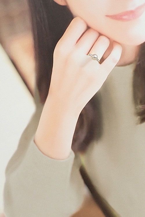 ミキモト アコヤ真珠 リング ダイヤモンド K18イエローゴールド  