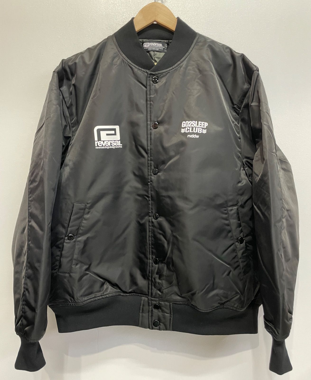 reversal スタジャン reversal 在庫処分 リバーサル 中綿 ジャケット スタジャン